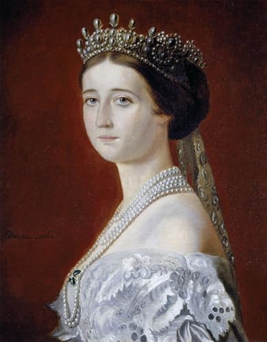 Peinture Murale Eugénie De Montijo : Sublimez la Décoration de votre Salon avec cette Toile