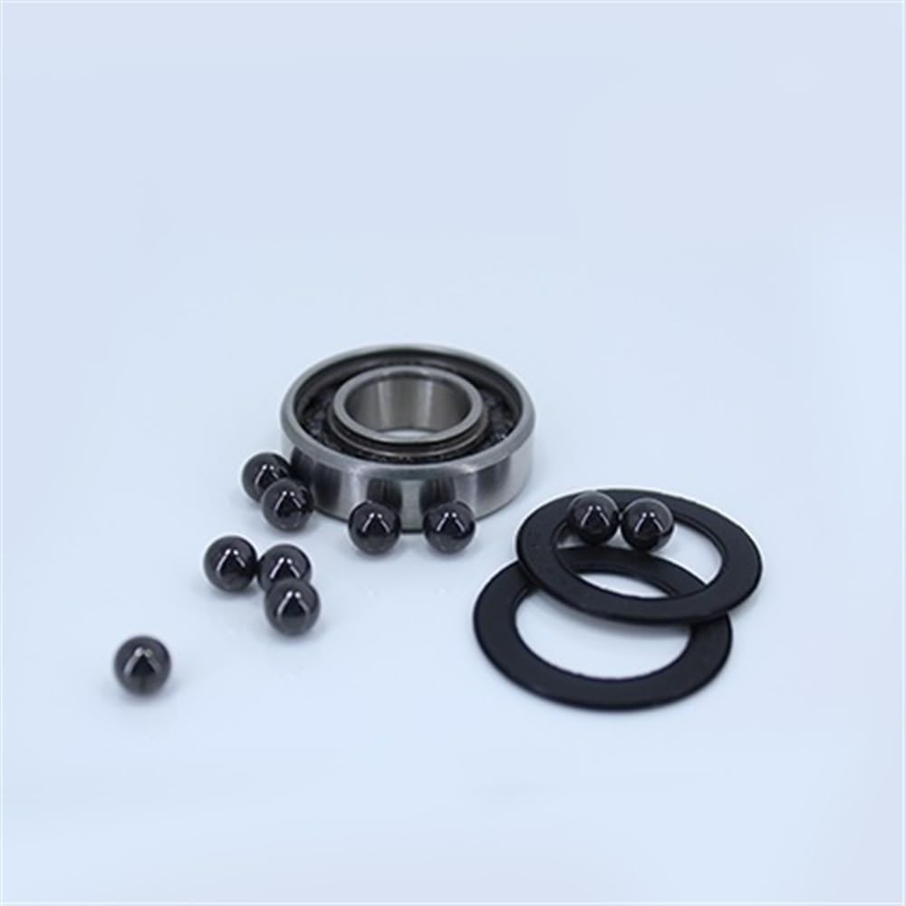 HYRBNSDLK R12 Hybrid Ceramic Bearing 19.05 * 41.275 11.113 mm 1PC Industry Motor Spindle R12HC Hybrids Si3N4 Ball Bearings 3NC R12RS