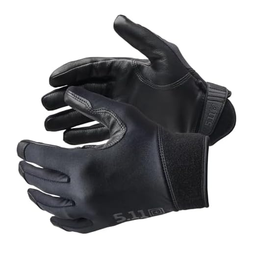 5.11 Taclite 4.0 Gants tactiques unisexes compatibles avec écran tactile, réglables, style 59385ABR, noir, XL