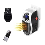 Alpha Heater 500W,Plug in Wall Space Heater,Programmable Wall Plug Space Heater As Seen on TV with...