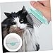 VICASKY Mint Hair Comb Massage Brush for Shedding and Grooming Detangles Tangled Fur and Enhances Skin Circulation Non Slip Handle for Comfortable Pet Grooming and Daily Use