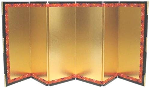 Amazon | 屏風(金屏風) 雛人形・お雛様用・ディスプレイ・結納用 金