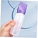 Gogogmee 4pcs Hair Spray Bottle Comb Applicator for Dry Cleaning Oil Applicator Bottle for Hair