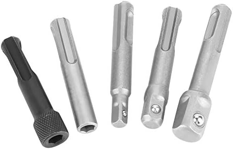 Miniatura 4 de Adaptador de zócalo para taladrar 3 unids SDS Plus adaptador de enchufe de acero 2 unids zócalo SDS extensión hexagonal accesorios de herramienta