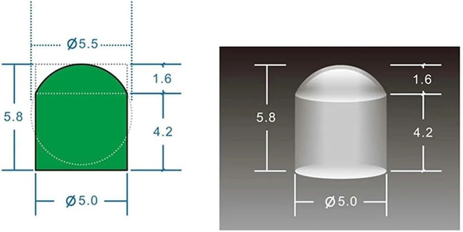 Prisms & Kaleidoscopes 8pcs 5mm Optical Convex Cylindrical Lens Magnifying Lentes Science Classroom Optics Kits