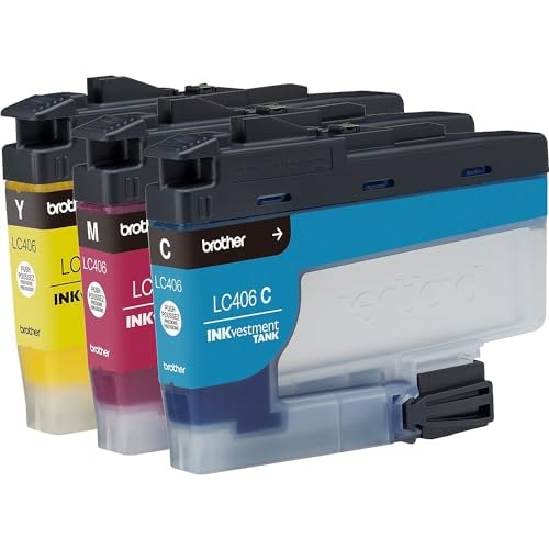 Image of Brother LC4063PK 3 Pack of Standard Yield Cyan,Magenta and Yellow -Ink -Cartridges,(Pack of 2)