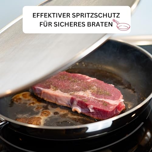 Spritzschutz für Pfannen und Töpfe von Westmark mit 30 cm Durchmesser