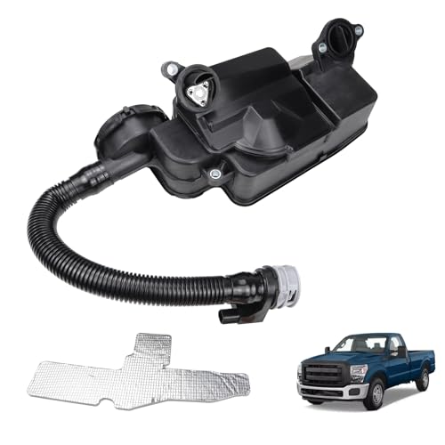 DC3Z6A785C Oil Separator Assembly Compatible With 2011-2016 Ford F-250 F-350 F-450 F-550 Suer Duty 6.7L Powerstroke Diesel PCV CCV Vent Valve Engine Crankcase Replace FC3Z-6A785-C BC3Z-6A785-EA