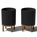 Veradek Demi Series Round Planter w/Stand for...