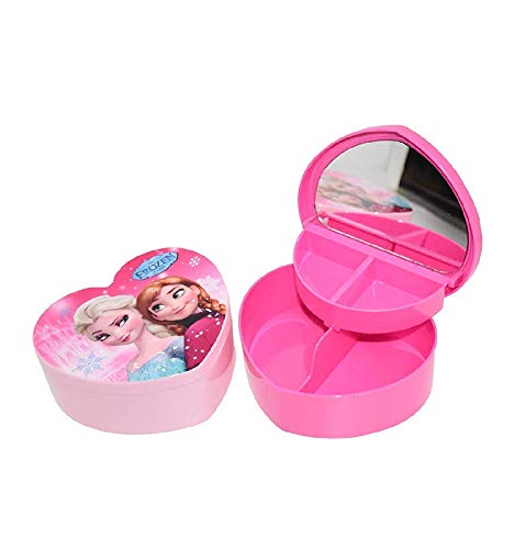 Stylie Modern Alternatives Girls Princess Cartoon Printed Vanity Case Box with Mirror