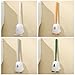 Modern Home Toilet Brush Easy to and Bathroom with Flexible Silicone Brush Head