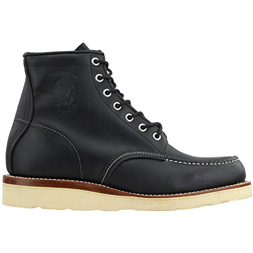 Chippewa Mens 6 Inch Original Chippewa Collection Boots Ankle - Black - Size 6.5 E
