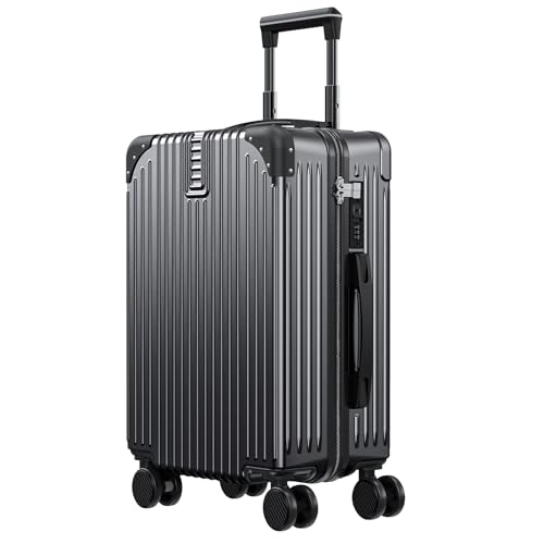 20 Inch carry on luggage airline approved Lightweight carry on luggage 22x14x9 airline approved with TSA lock 8 Double Spinner Wheels Hard Shell Luggage Suitcase with TSA Lock suitcases with wheels