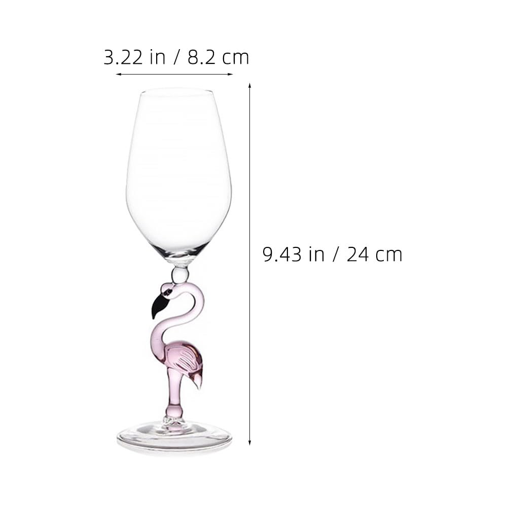 Garneck 1 Pc verre à vin flamant rose ouvre-bouteille Margarita verres à pied bar s à cocktail shooter s à vin flûtes de pan créatif à martini moderne Un