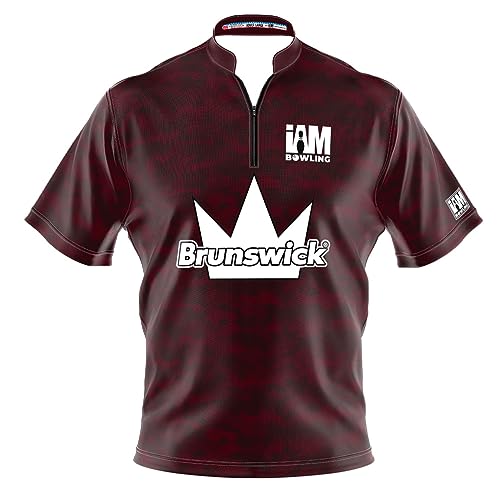 Logo Infusion Dye-Sublimated Bowling Jersey (Sash Collar) - I AM Bowling Fun Design 2041-BR - Brunswick - CAMO (X-Large)