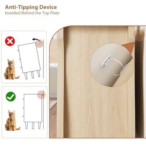 Cómoda moderna de 3 cajones blanca y madera para almacenamiento en dormitorio 6