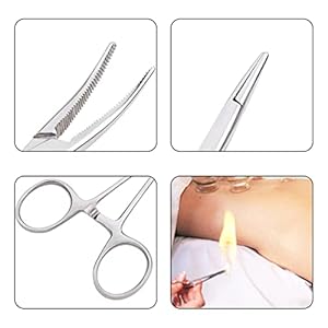 Forceps-Stainless-Steel-Dog-Cat-Pet-Scissors-Ear-Hair-Clamp-Fishing-Scissors-Tools-125CM-straight - Cucciolini Doodles   Forceps-Stainless-Steel-Dog-Cat-Pet-Scissors-Ear-Hair-Clamp-Fishing-Scissors-Tools-125CM-straight