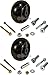 2 Pack Stens 210-235 Deck Wheel Kit Fits John Deere AM133602