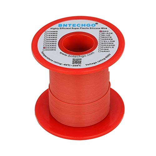 Fil en silicone de calibre 28 de haute qualité et ultra flexible résistant à 200°C
