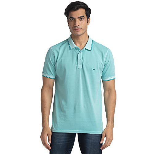 Image of Colorplus Tailored Light Blue T-Shirt for Men