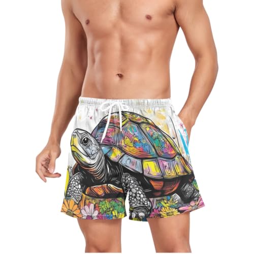 Pantalones cortos de natación de secado rápido y ligero para hombre activo