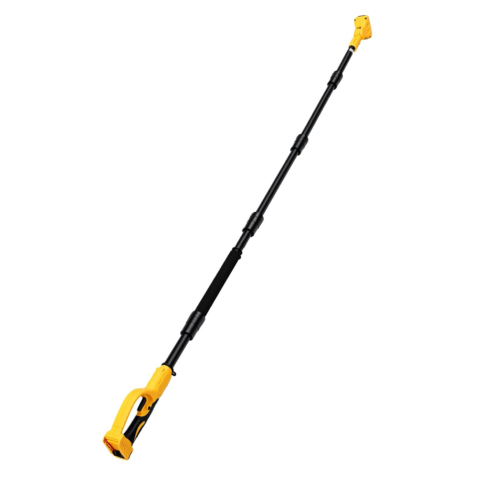 Accesorio para Sierra de Podar de Ramas Altas de 2,5 M |Cabezal Giratorio de 180°, Poste Ajustable de 3,28 a 8,2 Pies para Mini Motosierra, Compatible con la Serie
