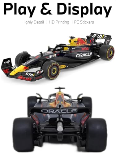 rastar 64600 132 redbull f1 die cast metal car model - officially licensed redbull f1 rb19 die-cast for play and display - ideal gift - blue