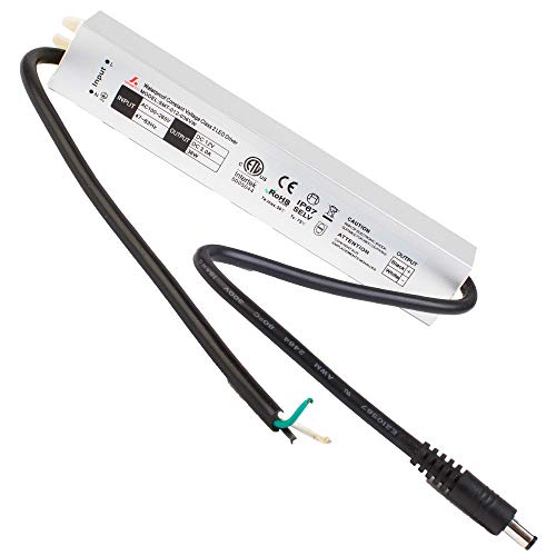 Image of 12v 36w 3A Waterproof Power Supply Driver Transformer 110v to DC Low Voltage for LED Light, Sign Applications IP67 (36)