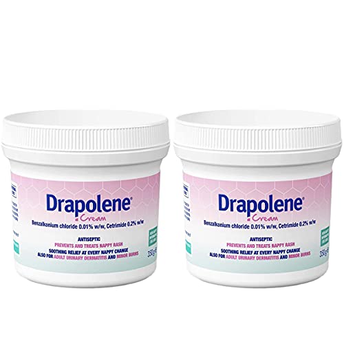 2 x Drapolene Cream 350g tub | For Sore Skin Caused by Incontinence