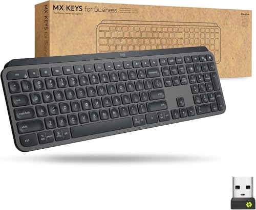 Logitech MX Keys for Business Wireless Illuminated Keyboard...