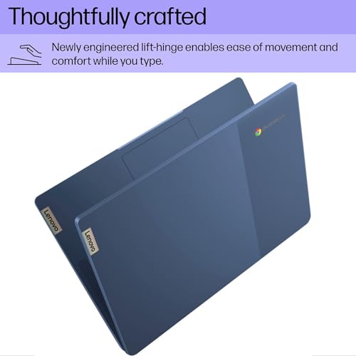 Image of Lenovo 14'' FHD Touchscreen Slim 3 Chromebook Laptop for Business Student, 8-Core MediaTek Kompanio 520, 4GB RAM, 64GB eMMC, 256GB Micro SD Card, Wi-Fi6, Long-Battery Life, Chrome OS