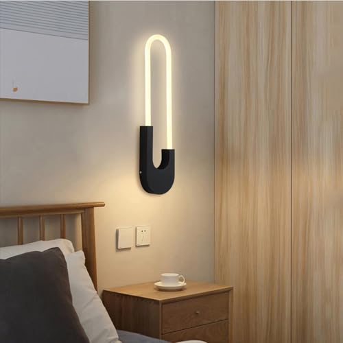 Lámparas de pared simples nórdicas para iluminar pasillos oscuros sin ocupar espacio libre 3