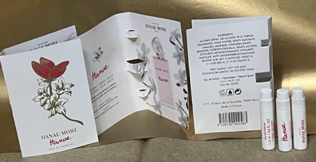 Miniatura 2 de Hanae Mori Eau De Parfum Hanae EDP (Lote de 3) Mini frascos de espray de muestra cada uno1.0.1 fl oz0.04 fl oz