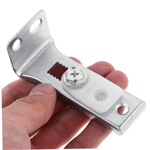 Kit de herrajes para puerta bifold con riel deslizante para clóset, juego ajustable de rodillos, 2 juegos, accesorios robustos y versátiles para instalación fácil miniatura 3