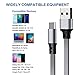 Car Carplay Cable for iPhone 17 16 15 Pro Max Cable, Retractable USB A to Type C Charger Cord QC 3.0 Fast Charging Data Sync Compatible with Galaxy S25 S24 S10 Note G6 G5 PS5 and More (Grey-2Pack)