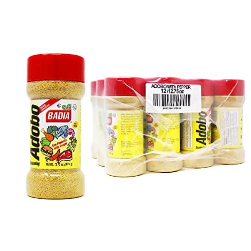 Badia Adobo with Pepper, 12.75 Ounce (Pack of 12)