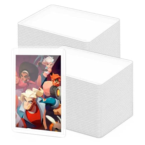 Image of TecoKart Compatible with Trading Card Sleeves | Replacement for 30pcs 3 inchx4 inch PVC Clear Top Loaders, Premium Protection Anti-Scratch for MTG, Baseball, K-pop & Social Security Cards