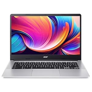 Acer Chromebook 314 CB314-3H Laptop – Intel Celeron N4500, 4GB, 64GB eMMC, Integrated Graphics, 14″ Full HD, Google Chrome OS, Silver