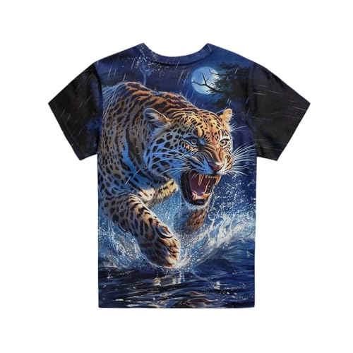 Image of Xhuibop Kids T Shirts for Boys Size 3-16 Girls Short Sleeve Sportswear Active Tops