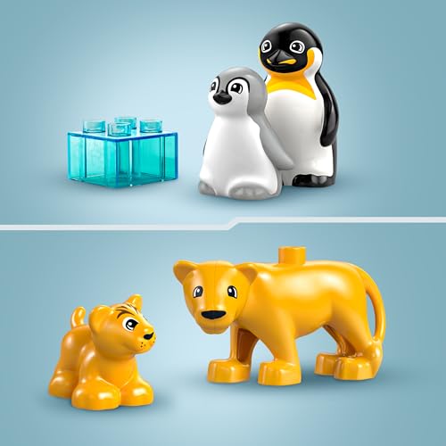 レゴ(LEGO) デュプロ デュプロのまち どうぶつのかぞく：ペンギンとライオン 関連画像 2