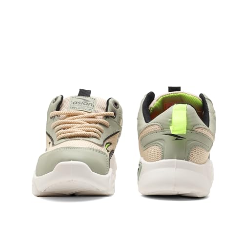 Image of ASIAN Kids VISION-11 Stylish Casual Chunky Sneakers with Laces for Boys, Trendy and Comfortable Shoes Perfect, Walking, and Outdoor Play, Lightweight and Durable Design Suitable for Kids