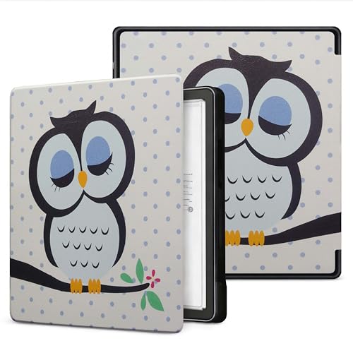 Image of ProElite Case Cover for Kindle Scribe 10.2 inch Case, Slim Smart Flip case Cover for Amazon Kindle Scribe 10.2 inch with Pen Holder, Owl