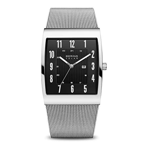 BERING Men’s Solar Watch with Sapphire Crystal Cover