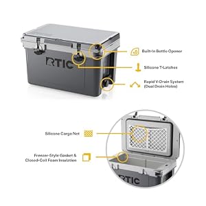 RTIC 32 QT Ultra-Light Hard Cooler, Grey — photo 3 of 6
