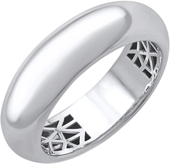 950 Platinum 6 mm Plain Wedding Band