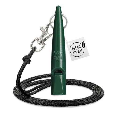 ACME Silbato para Perros 210,5 con Cinta de Silbato | Original de Inglaterra | Ideal para el Entrenamiento de Perros | Material Robusto | Frecuencia estandarizada | Fuerte y de Gran Alcance