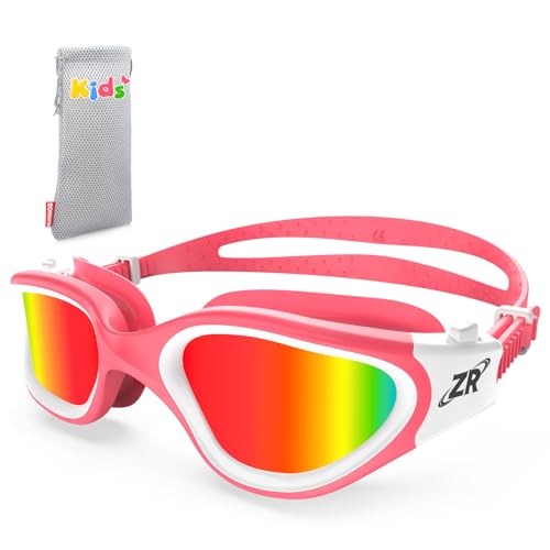 ZIONOR Kids Swim Goggles, G1 MINI UV Protection Anti-Fog Polarized Swimming Goggles for Age 6-14