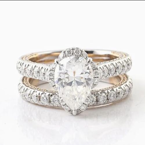 Bague de fiançailles moissanite cadeau idéal pour déclaration - 2