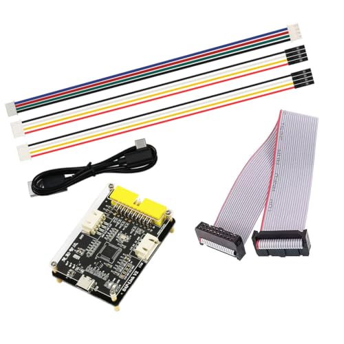 Adaptador DAP-Link V2 JTAG SWD con cable de cinta y puerto serie virtual para depuración