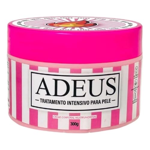 Adeus Crema Brasilea Tratamiento Corporal Multifuncional Intensivo Crema Rosa para Estras con rnica Jengibre Cafena y T Verde para una Piel Lisa y Elstica 300g